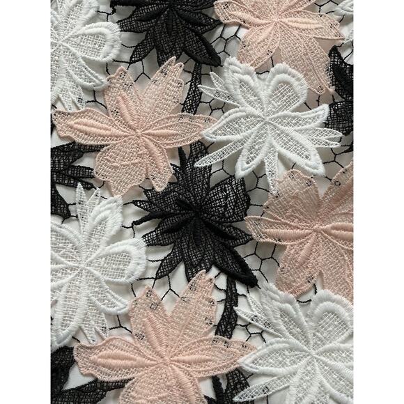 Kate Spade Tiger Lily Lace Floral Sheath Dress Sleeveless Back Zip Size 0 - Picture 7 of 12